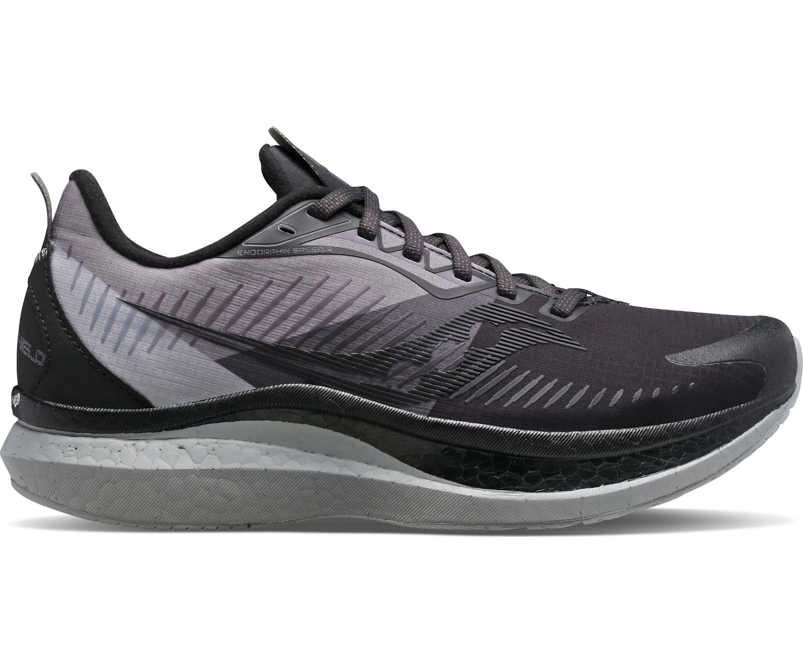 Saucony Endorphin Speed 2 Runshield Men\'s Running Shoes Black / Grey | Canada 480SGLO